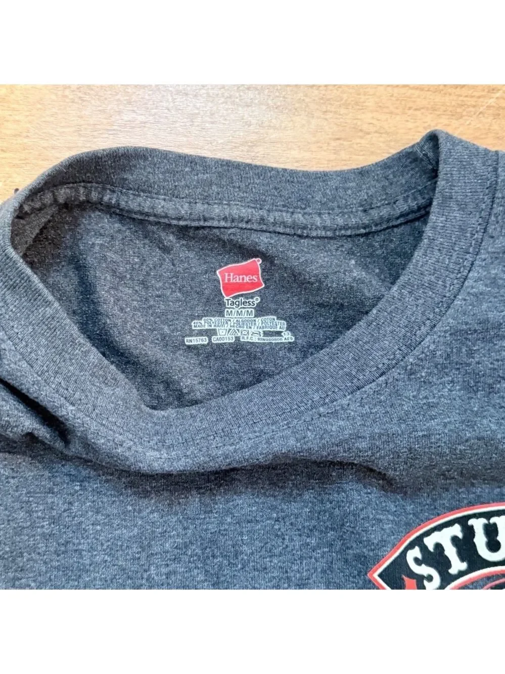 Vintage Hanes Sturgis 2014 74th‎ Anniversary Rally Week Graphic Tee Medium Gray